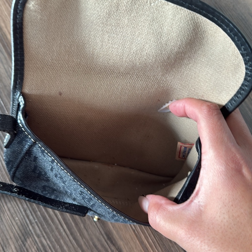 Black Monogram Crossbody Bag - Picture 4 of 4